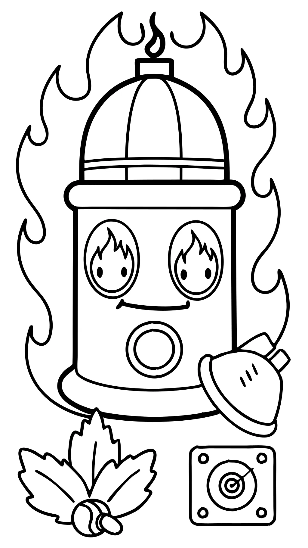 fire alarm coloring pages